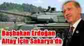 Başbakan Erdoğan Altay tankı için Sakaryada