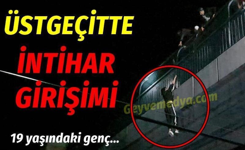 TCDD Üstgeçidinde intihar girişimi Geyve Medya