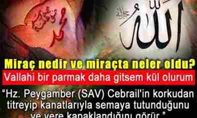 Miraç Kandiliniz Mübarek Olsun..