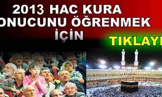 Hac Kuraları 28.Mart’ta çekiliyor..