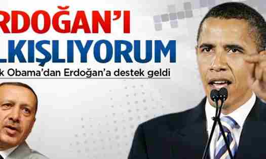 Obama’dan Erdoğan’a destek geldi