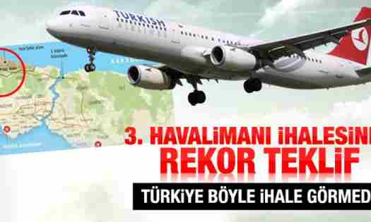 İstanbul’a 3. havalimanı ihalesi sonuçlandı