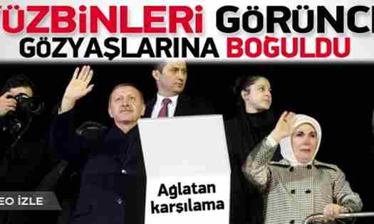 Erdoğan gözyaşlarına boğuldu