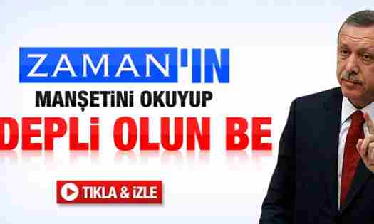 Erdoğan’dan Zaman’a: Edepli ol – izle