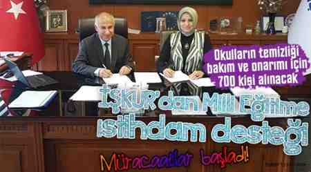 Sakarya’da Okullarda 700 Kişi İstihdam Edilecek
