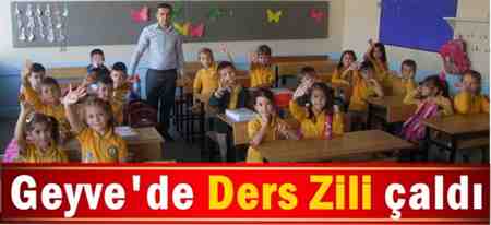 Geyve’de Ders Zili çaldı