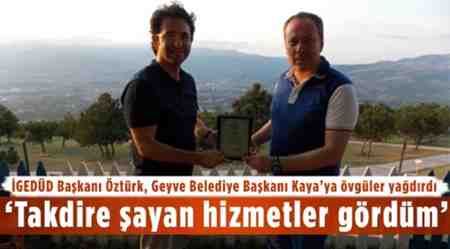 Öztürk: Geyve’de Takdire Şayan Hizmetler Gördüm.