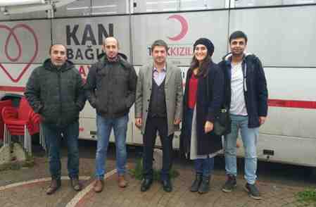 Tarım Personelinden Kan Bağışı