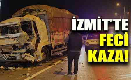 Geyve’den Sebze Götürüyorlardı.İzmitte Feci Kaza..