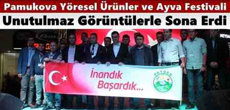 Pamukova Yöresel Ürünler ve Ayva Festivali unutulmaz görüntülerle sona erdi..