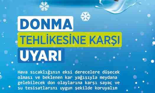 Su sayaçları için önemli uyarı