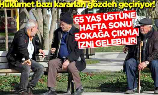 65 Yaş Üstünün Sokağa Çıkma İzni Masada