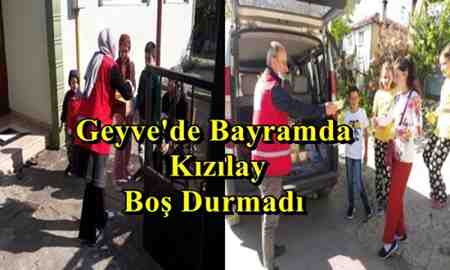 Geyve’de Bayramda Kızılay Boş Durmadı…