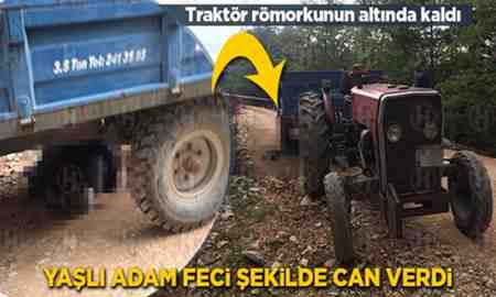 traktörün altında kalarak can verdi !