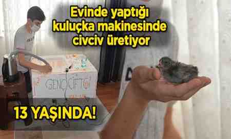 Orta Okul Öğrencisi Kuluçka Makinası Yaptı !