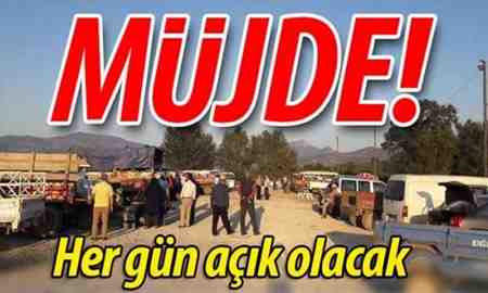 Safıbey Pazarı Her gün Açık Olacak !