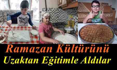 Geyve Alifuatpaşa’da Öğrenciler Ramazan Kültürünü Uzaktan Eğitimle Aldı