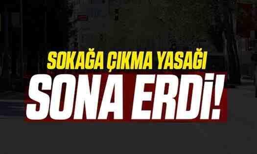 Sokağa Çıkma Yasağı Sonra Erdi…