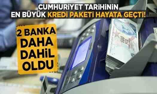 Finansman paketi hayata geçti !