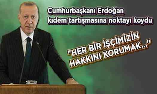Kıdem konusunda nokta koyuldu!