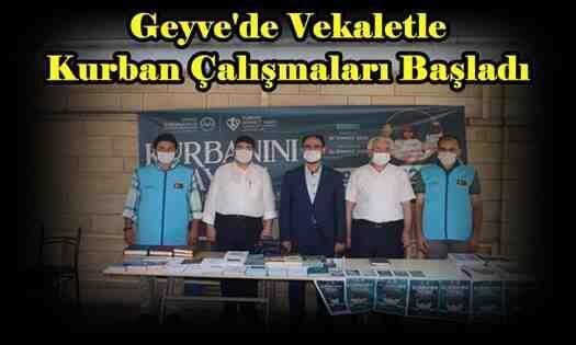 Geyve’de Vekaletle Kurban Çalışmaları Başladı..