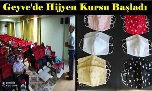 Geyve’de Hijyen Kursu Başladı..