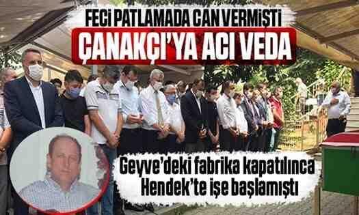 Patlamada hayatını kaybeden Muhammet Çanakçı son yolculuğuna uğurlandı..