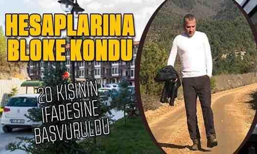 Banka hesapları bloke edildi!