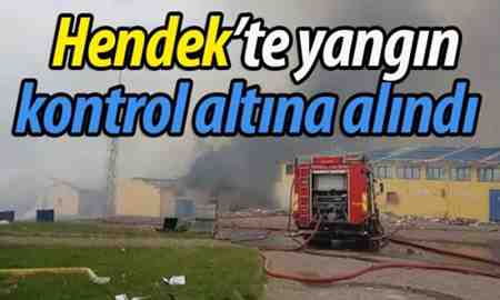 Hendek’te yangın kontrol altına alındı