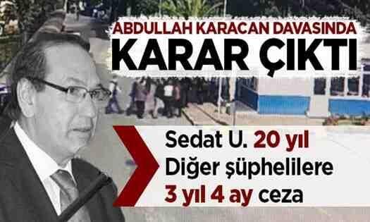 Sendika cinayetinde karar açıklandı!