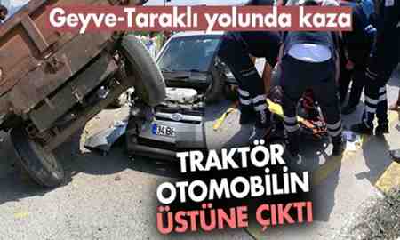 Son Dakika.. Geyve Doğantepe Işıklarında Trafik Kazası!
