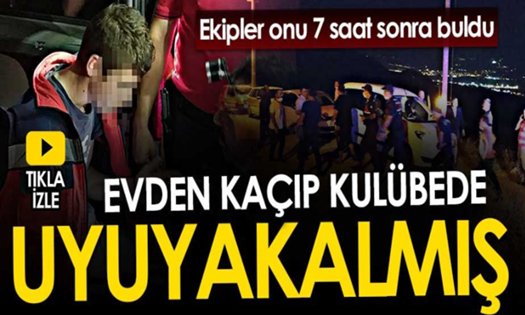 Annesine Kızıp Evi Terk Etti, 7 Saat Sonra Uyurken Bulundu…