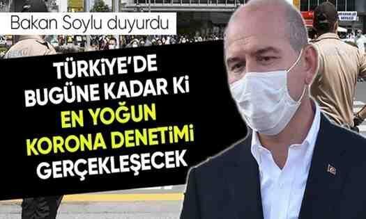 En yoğun korona denetimi!