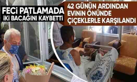 Taşkısığı’ndaki Patlamada 2 Bacağını Kaybeden Fatih Üretmen Taburcu Oldu..