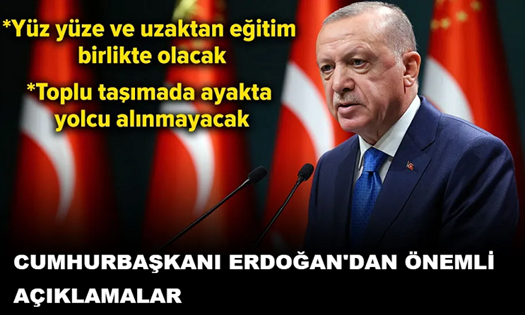 Cumhurbaşkanı Erdoğan’dan Kabine sonrası açıklamalar!