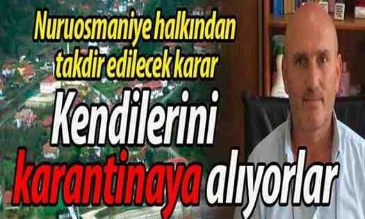 Nuruosmaniye halkından takdir edilecek karar!