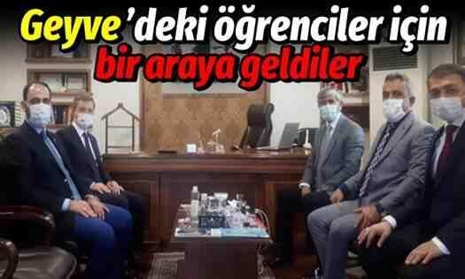 Geyve’deki öğrenciler için bir araya geldiler
