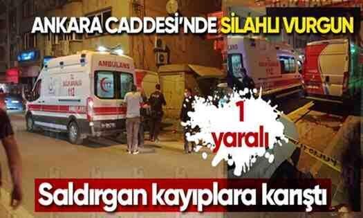 Ankara Caddesi’nde silahlı vurgun