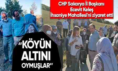 CHP İl Başkanı Ecevit Keleş Geyve İhsaniye Mahallesini Ziyaret Etti.