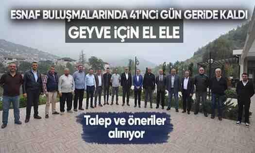 Esnaf ve sanatkarın fikri önemli
