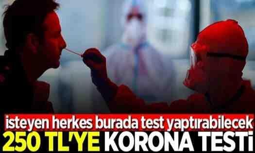 İsteyen Herkes Burada Test Yaptırabilecek! İşte Detaylar..
