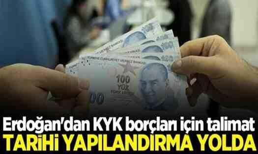 Tarihi yapılandırma yolda! KYK borçları da pakette