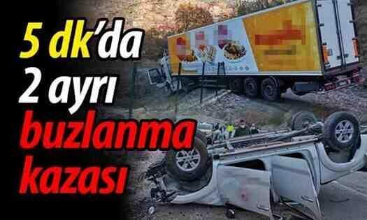 Bu Sabah Buzlanma Kazaları…