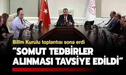 Son Dakika.. Bakan Koca : Somut tedbirler alınması yönünde karar alındı..