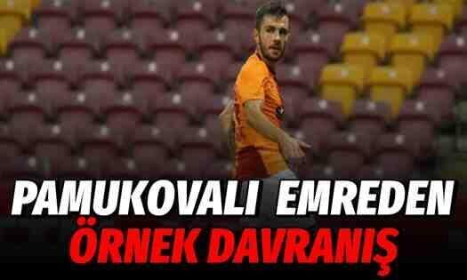 Pamukovalı Emre Kılınç’tan Örnek Davranış!