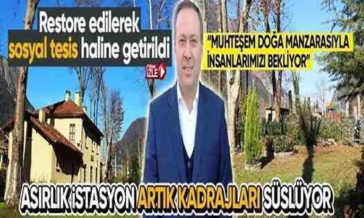 Asırlık Doğançay Tren İstasyonu Kadrajları Süslüyor..