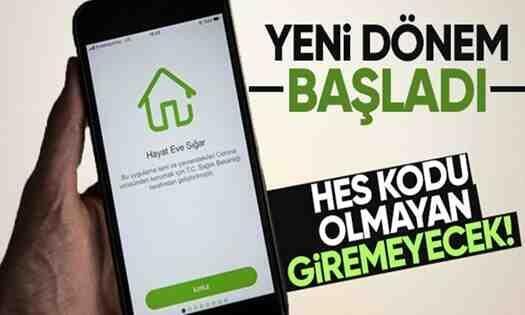 Adliyelere girişte HES kodu şartı getirildi