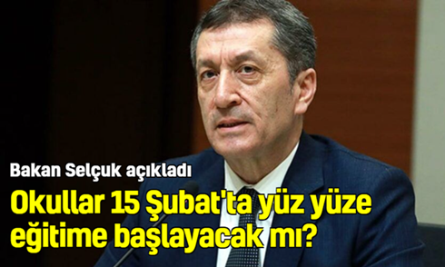 Yüz Yüze Eğitim için Yeni Açıklama