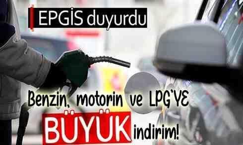 Benzin, motorin ve LPG’ye büyük indirim bekleniyor..!