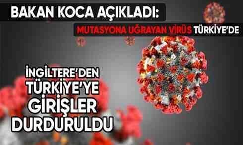Türkiye’de Mutasyonlu Virüs Tespit Edildi!